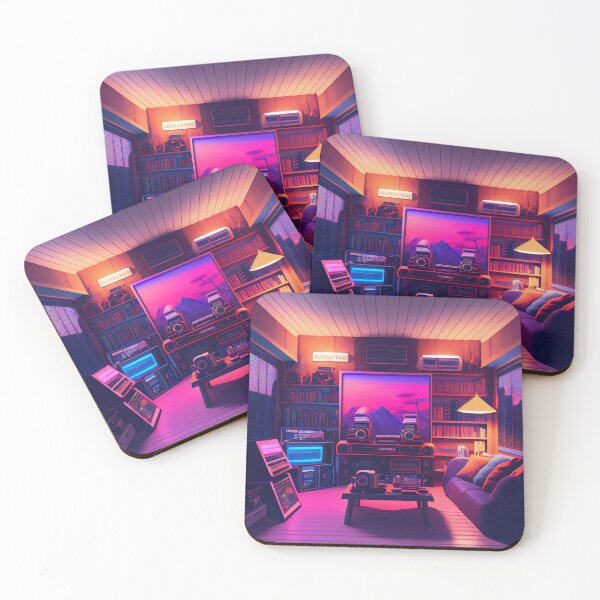 Item preview, A Synthwave Bachelor Pad designed and sold by LukeAiWalker.
