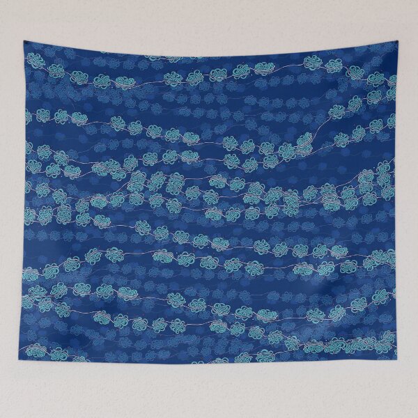 Item preview, Blue Histone Pattern designed and sold by vividbiology.