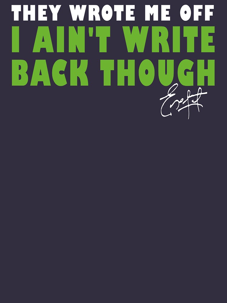 Geno smith I ain't write back though classic shirt - Guineashirt Premium ™  LLC