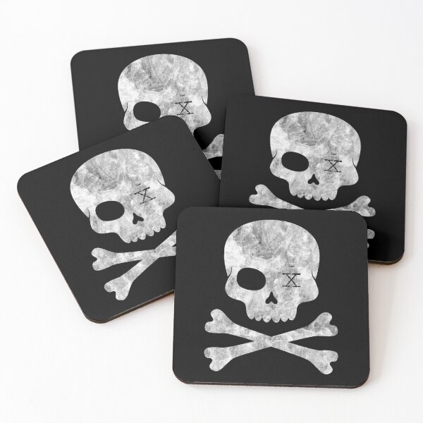Item preview, Heavy Metal Skull and Crossbones designed and sold by MissLaKill.