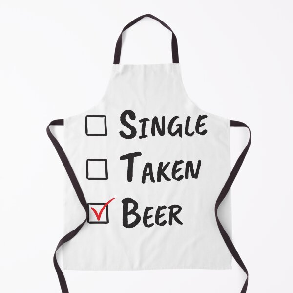 Item preview, Single Taken Beer Lovers Pub Relationship Status Funny designed and sold by noteythings.