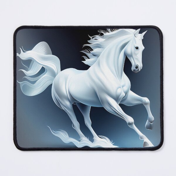 Item preview, White Stallion illustration designed and sold by RavnWorX.