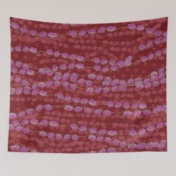 Item preview, Red Histone Pattern designed and sold by vividbiology.
