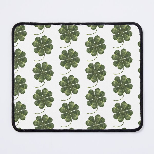Item preview, Four leaf Clover - Minimalist green hearts for St. Patrick's Day - botanical beautiful designed and sold by EveryDayDabble.