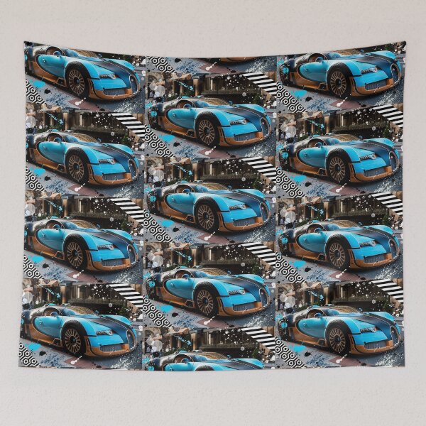 Item preview, Blue Sports Car  designed and sold by TheVaultArt.
