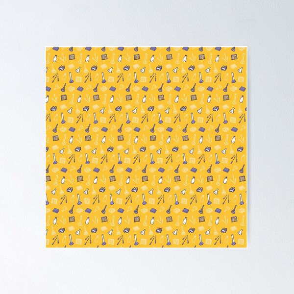 Item preview, Yellow Lab Equipment Pattern designed and sold by vividbiology.