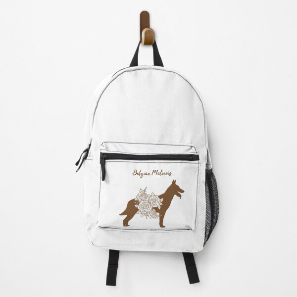 Item preview, Belgian Malinois with flower designed and sold by SolidJoy.