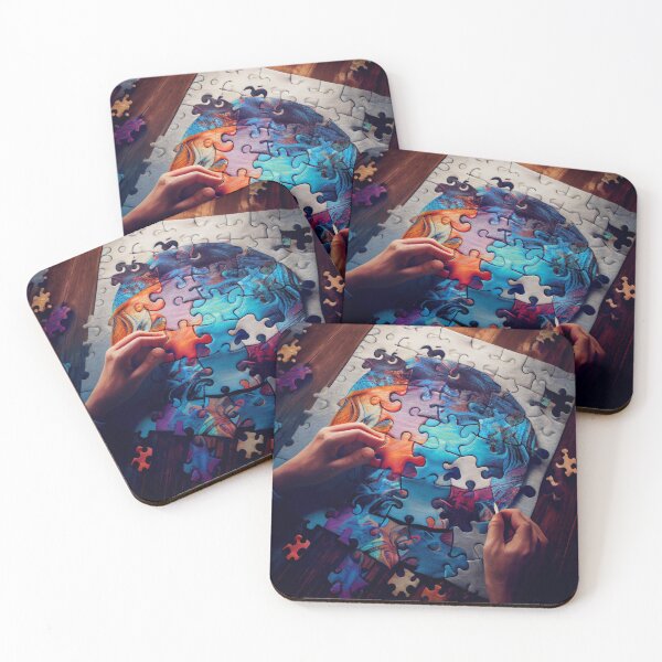 Item preview, Piecing Together the Puzzle Digital Painting designed and sold by CodeAndColors.