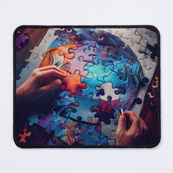 Artikelvorschau, Piecing Together the Puzzle Digital Painting entworfen und verkauft von CodeAndColors.