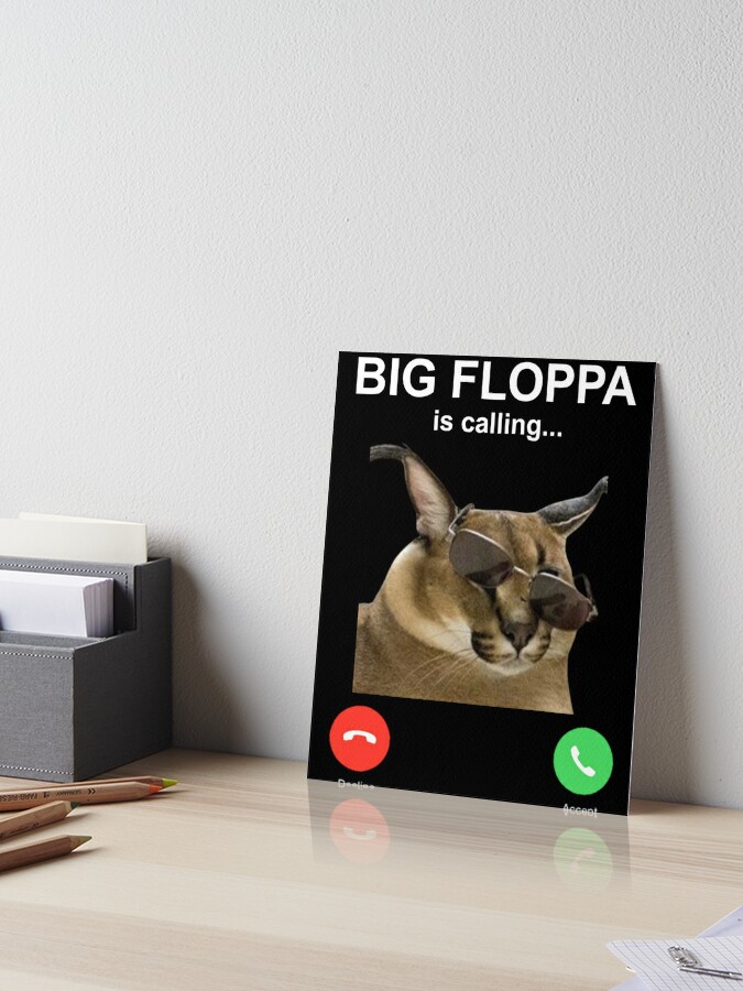 Floppa Meme Fabric, Wallpaper and Home Decor