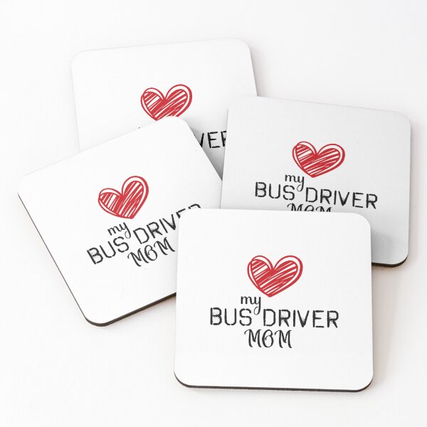 Item preview, Love my bus driver MOM designed and sold by EmeraldeaArt.