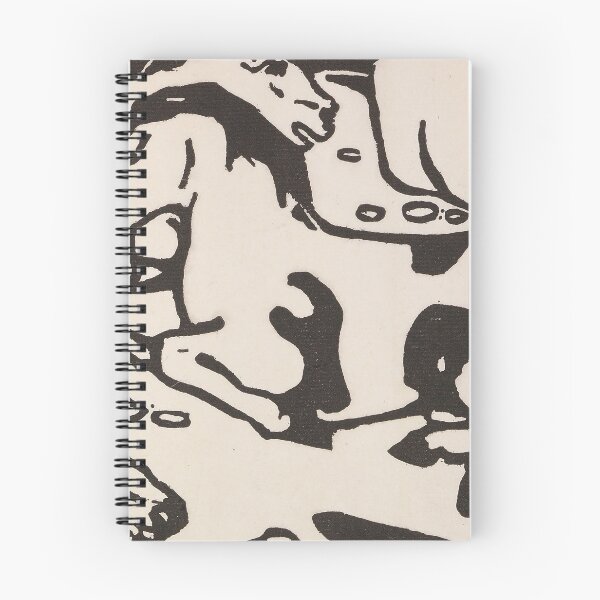 Item preview, Franz Marc Art Prints  Ruhende Pferde  Franz Marc  designed and sold by TeeARTHY.