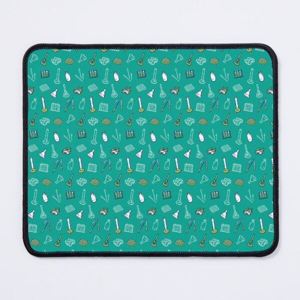 Item preview, Turquoise Laboratory Equipment Pattern designed and sold by vividbiology.