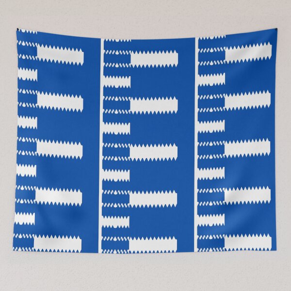 Item preview, Zigzag in blue by Raache shop designed and sold by Raache.