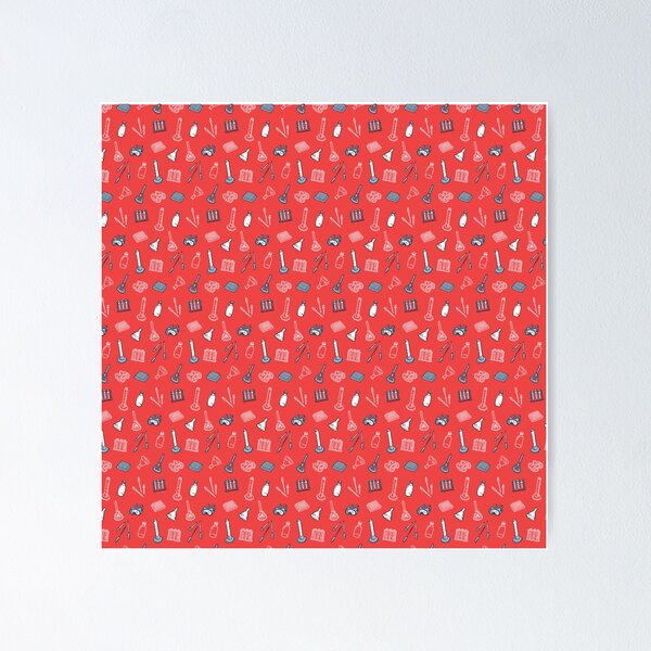 Item preview, Red Laboratory Equipment designed and sold by vividbiology.