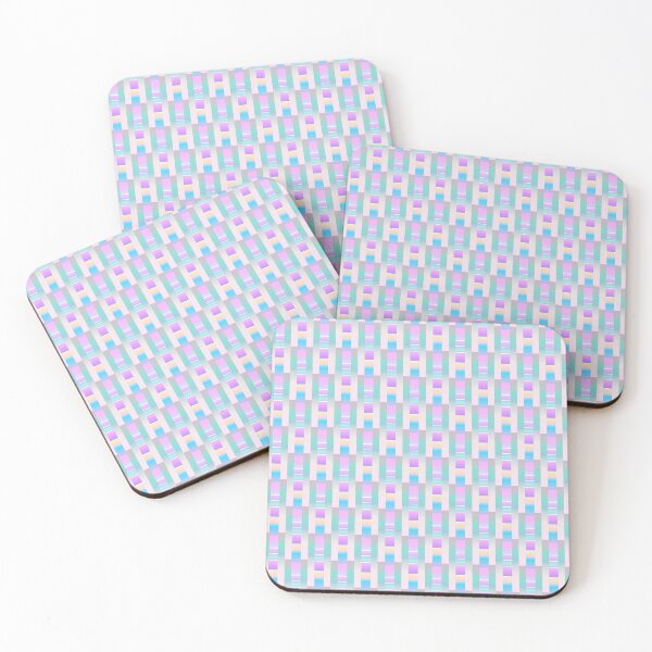 Item preview, Pastel color tile pattern | pastel color pattern designed and sold by lausn.