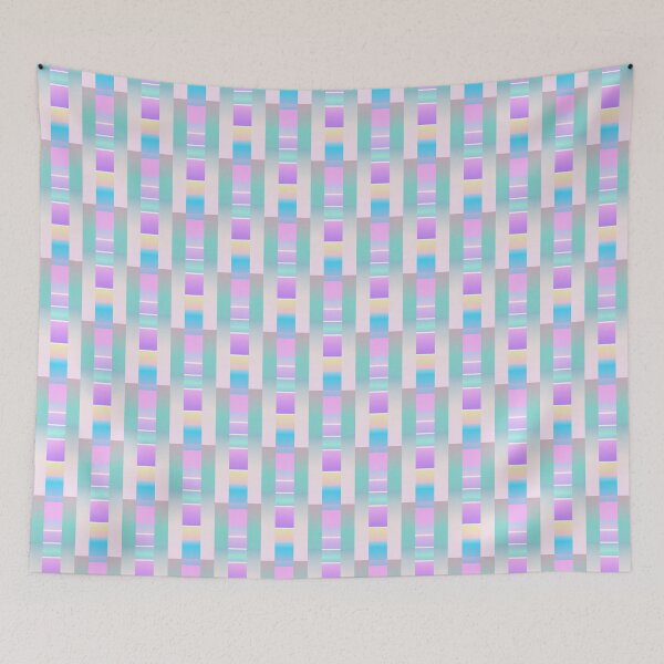 Item preview, Pastel color tile pattern | pastel color pattern designed and sold by lausn.