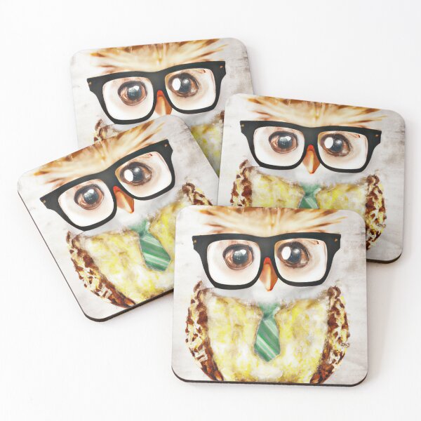 Item preview, Owl With Glasses | Owl Illustration | Owl Print | Home Wall Decor | Wall Art designed and sold by phillipbooth.