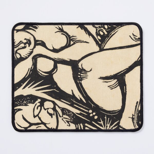 Item preview, Franz Marc Art Prints Sleeping Shepherdess (Schlafende Hirtin) Franz Marc designed and sold by TeeARTHY.