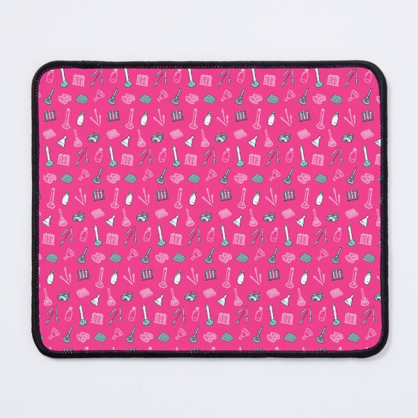 Item preview, Pink Laboratory Equipment Pattern designed and sold by vividbiology.