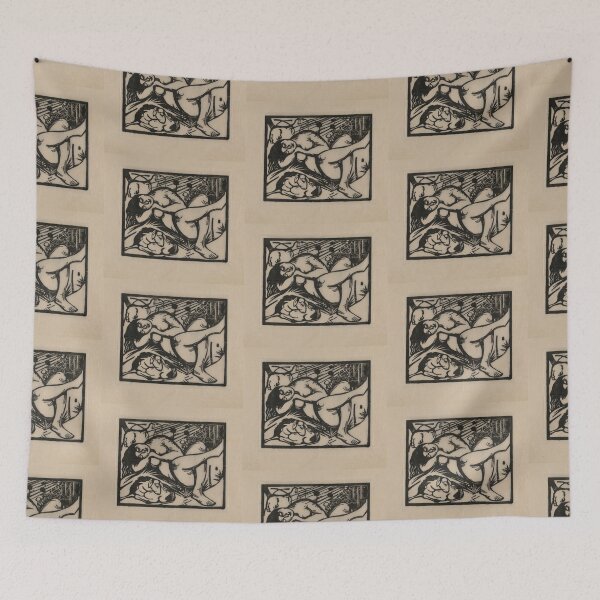 Item preview, Franz Marc Art Prints  Sleeping Shepherdess Franz Marc  designed and sold by TeeARTHY.