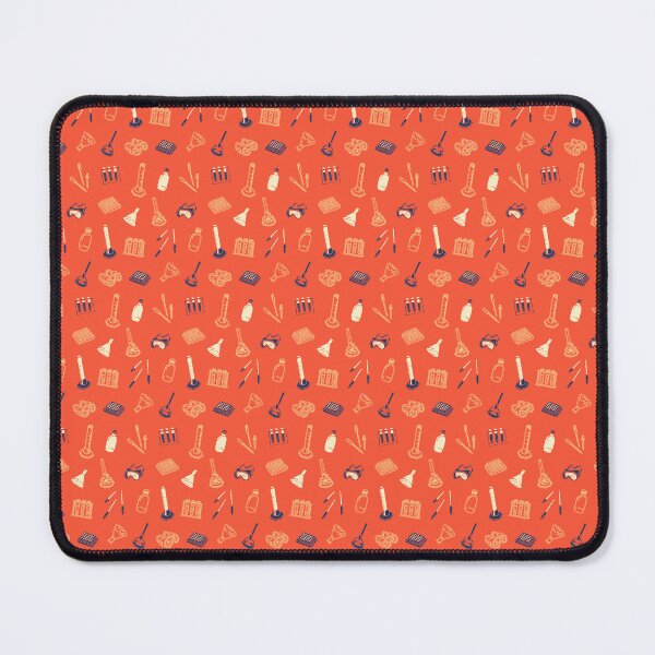 Item preview, Orange Laboratory Equipment Pattern designed and sold by vividbiology.