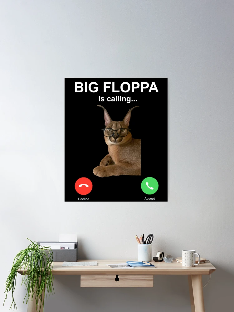 Caneca De Café Gato engraçado Big Floppa Meme