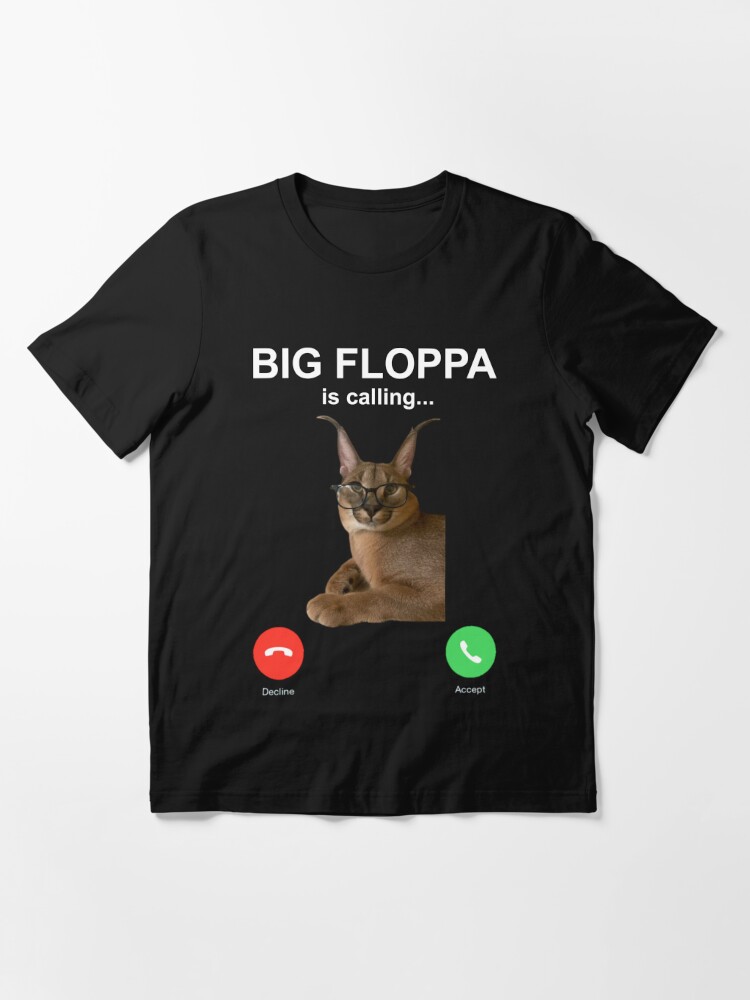 NEW BEST TO BUY Slang Glasses Big Floppa Meme Cat Retro Premium T-Shirt