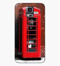 Red Phone Box- London England UK Case/Skin for Samsung Galaxy