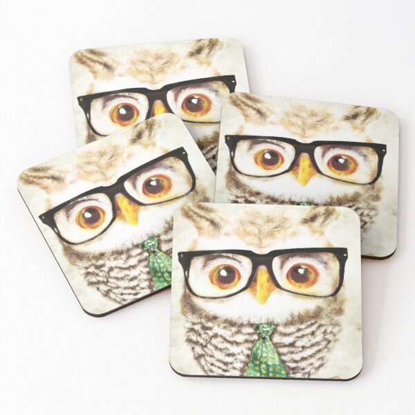Item preview, Owl With Glasses | Owl Illustration | Owl Print | Home Wall Decor | Wall Art designed and sold by phillipbooth.