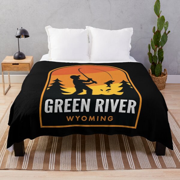 Item preview, Green River Wyoming Fishing designed and sold by HalpinDesign.