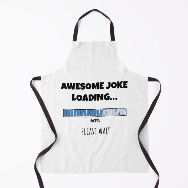 Item preview, Awesome Joke Loading... Please wait | Funny and witty loading bar text design designed and sold by ArtworkbyEmmy.