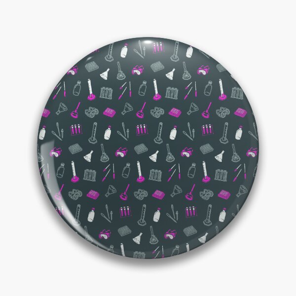 Item preview, Pink and Green Laboratory Equipment Pattern designed and sold by vividbiology.
