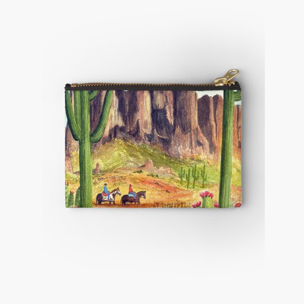 Item preview, Horseback Riders At Superstition Mountain Arizona designed and sold by William Holkham.