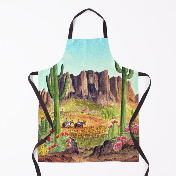 Item preview, Horseback Riders At Superstition Mountain Arizona designed and sold by William Holkham.