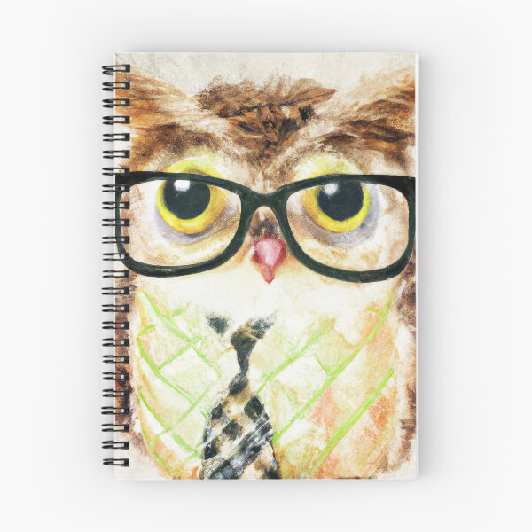Item preview, Owl With Glasses | Owl Illustration | Owl Print | Home Wall Decor | Wall Art designed and sold by phillipbooth.