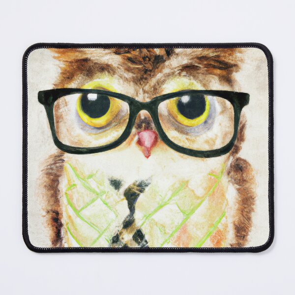 Item preview, Owl With Glasses | Owl Illustration | Owl Print | Home Wall Decor | Wall Art designed and sold by phillipbooth.