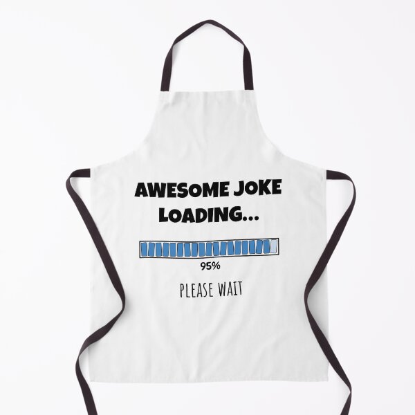 Item preview, Awesome Joke Loading... Please wait | Funny and witty loading bar text design designed and sold by ArtworkbyEmmy.
