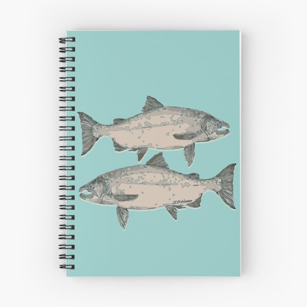 Item preview, 2 Sideways Silver Salmon  designed and sold by JDFehlauer.