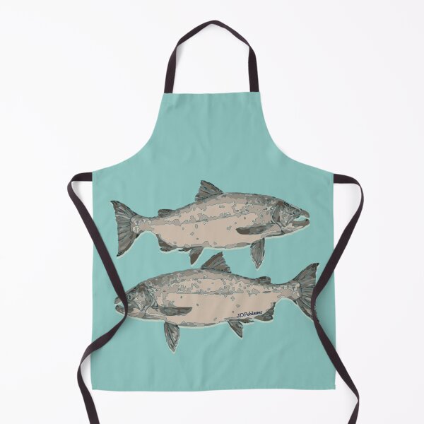 Item preview, 2 Sideways Silver Salmon  designed and sold by JDFehlauer.