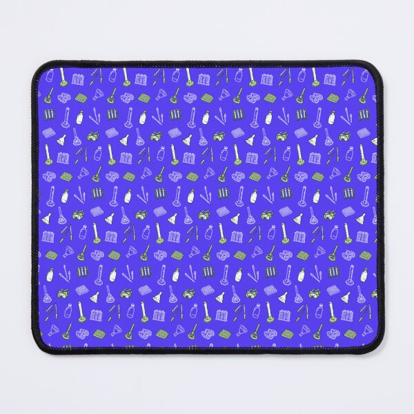 Item preview, Blue Laboratory Equipment Pattern designed and sold by vividbiology.