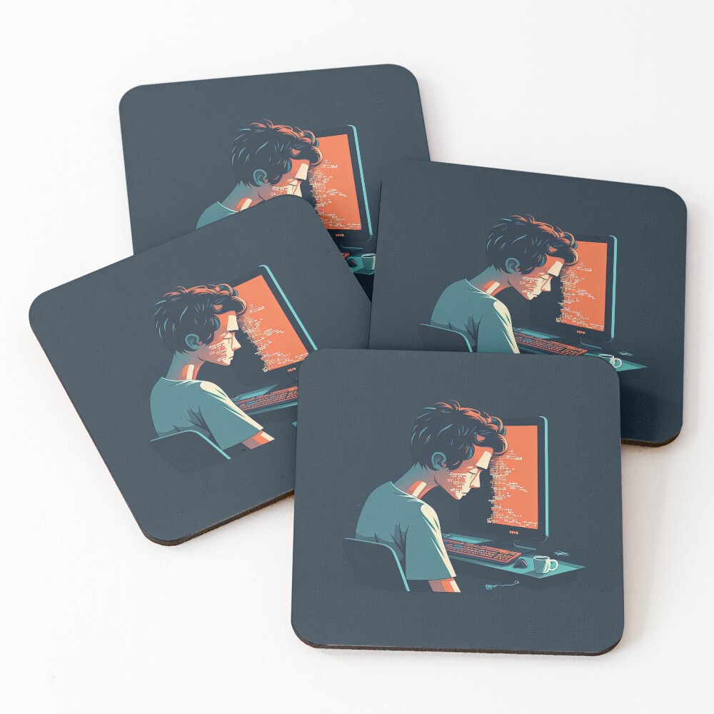 Item preview, Coasters (Set of 4) designed and sold by Chillapy.
