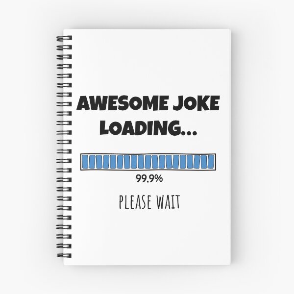 Item preview, Awesome Joke Loading... Please wait | Funny and witty loading bar text design designed and sold by ArtworkbyEmmy.