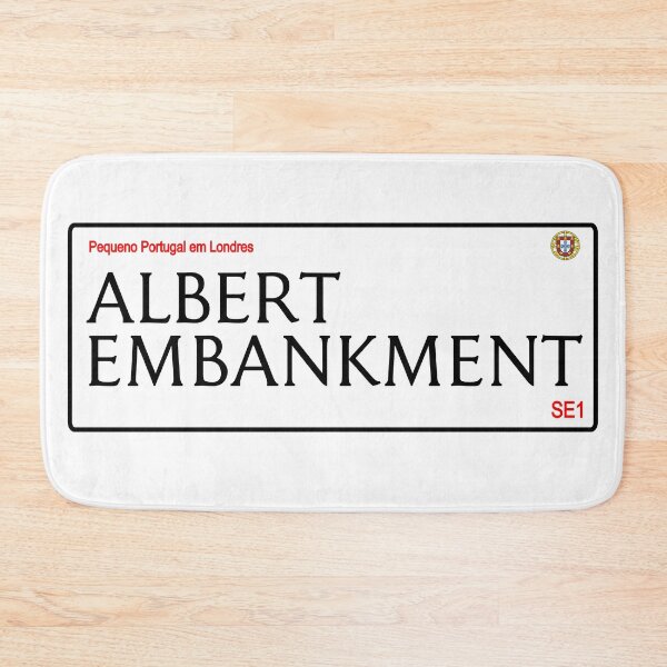 Item preview, Albert Embankment Street Sign (Pequeno Portugal) designed and sold by Londonation.