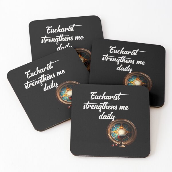 Item preview, Eucharist strengthens me daily designed and sold by Estevam Marinho.