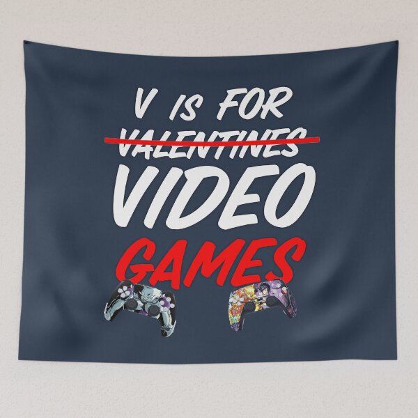 Item preview, Valentines Day Boys Kids Son V Is For Video Games Gamer designed and sold by Vittorio-23.