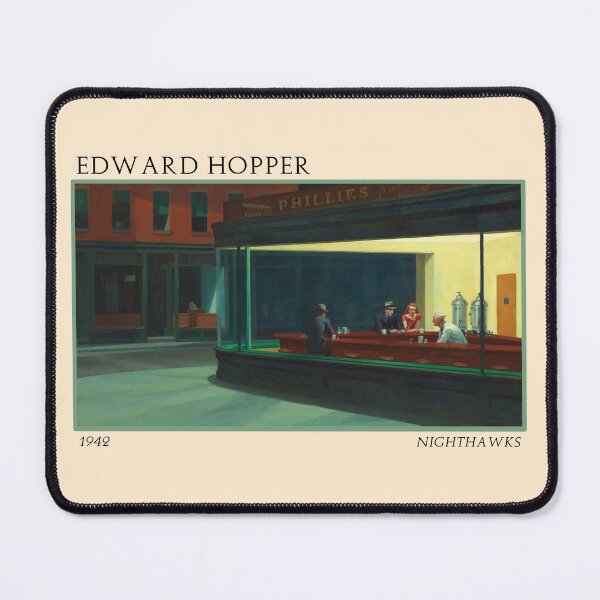 Item preview, Nighthawks, Edward Hopper, vintage painting designed and sold by Jonny-pearcey.