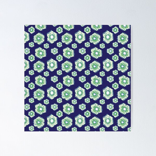 Item preview, Green Liver Cells Pattern designed and sold by vividbiology.
