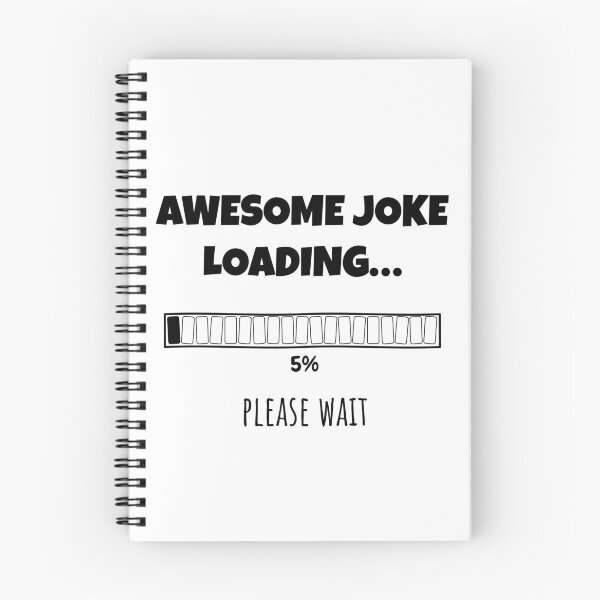 Item preview, Awesome Joke Loading... Please wait | Funny and witty loading bar text design designed and sold by ArtworkbyEmmy.