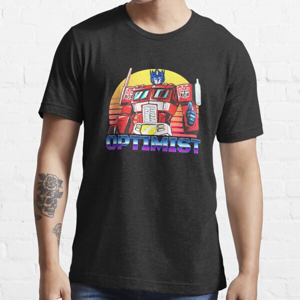 Amazon.com: Transformers Optimus Prime 5th Birthday Gradient Fill Poster  T-Shirt : Clothing, Shoes & Jewelry